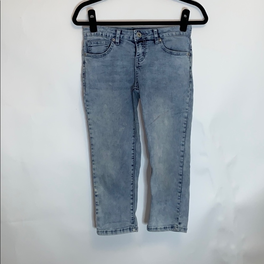 Knee length jeans